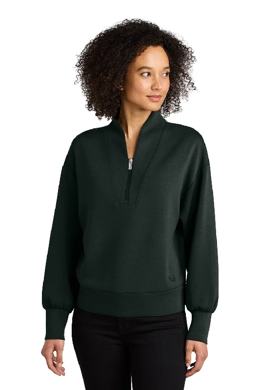 Clearance Items Ogio Womens Transcend 1/4 Zip Sweatshirt - Blacktop - New