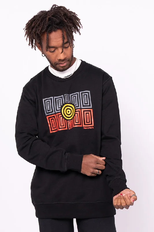 Savings Galore Strong Community Black Premium Cotton Crew Neck Unisex Sweater