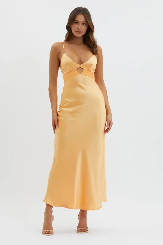 Exclusive Online Offer Eternal Sun Keyhole Bust Maxi Dress Mango