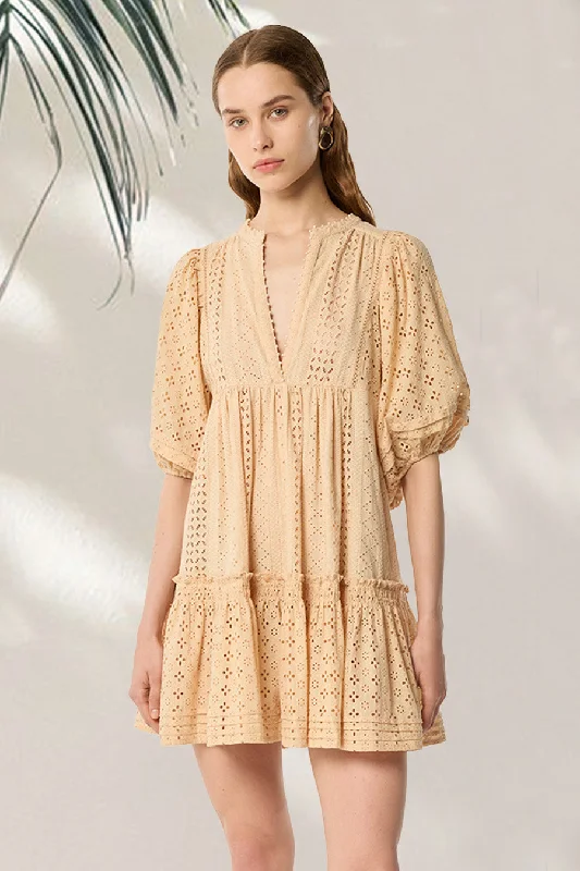 Weekend Flash Sale Mini Dress Aria - Cream