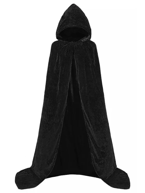 Price Drop 1950s Christmas Solid Long Hooded Cape