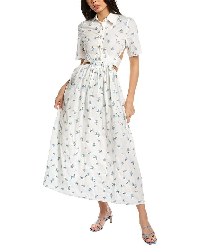 Shop and Save SISTER JANE Lapis Shell Shirtdress