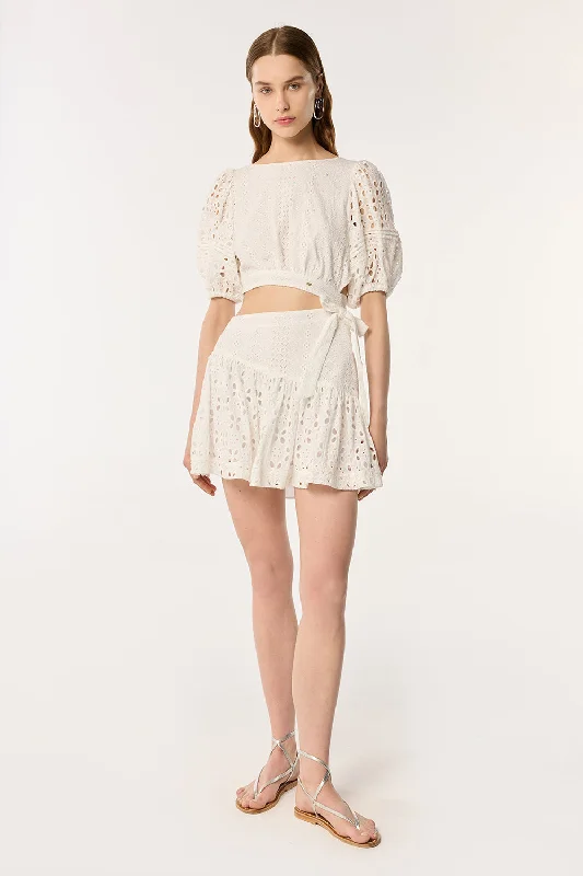 Special Promotion Mini Dress Chantal - Natural White