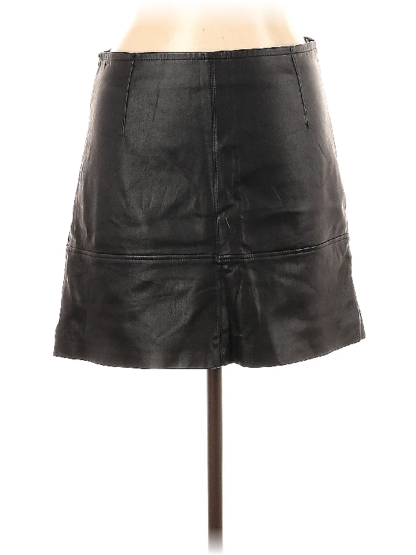 Huge Savings Faux Leather Skirt