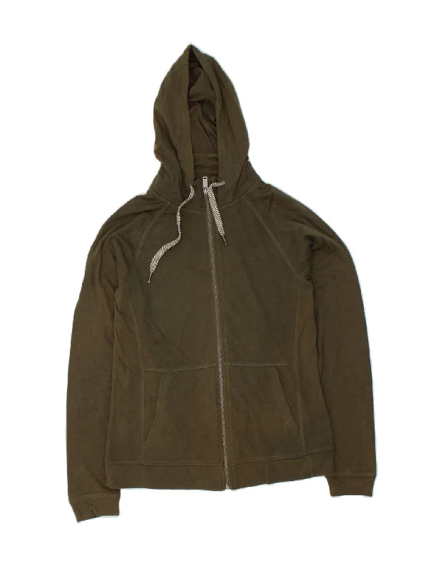 Unmissable Offer MOUNTAIN WAREHOUSE Womens Zip Hoodie Sweater UK 14 Medium  Khaki