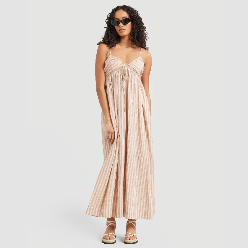 Best Deals Lucia Striped Keyhole Cami Dress