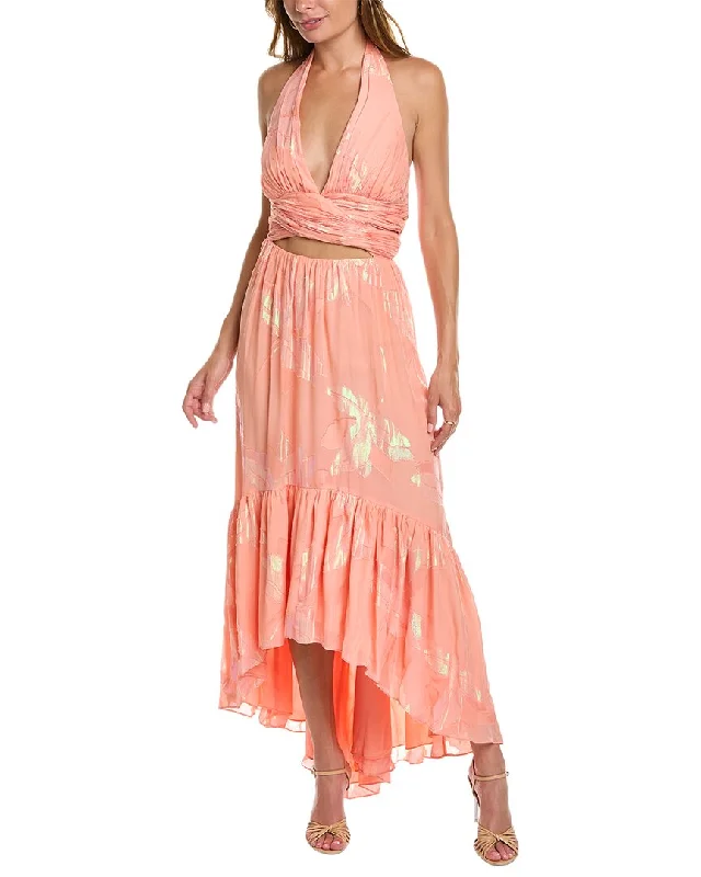 New Deals Ramy Brook Anabelle Silk-Blend Maxi Dress