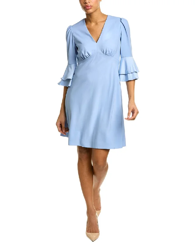 Midnight Madness Adrianna Papell Satin A-Line Dress