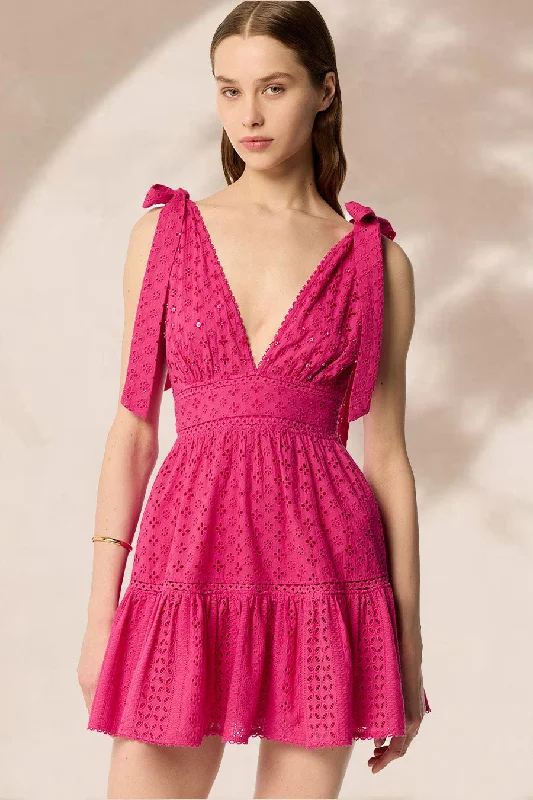 Deal Alert Mini Dress Cara - Fuchsia
