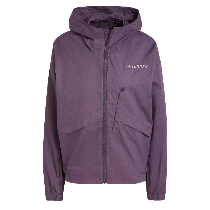 Deal Dash Adidas Terrex Womens Xploric Wind Jacket Aurora Black
