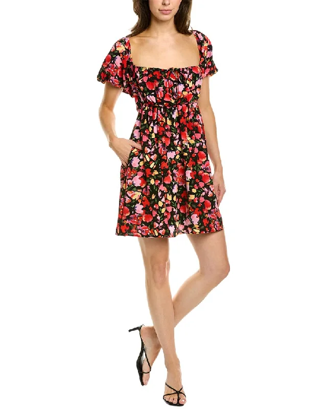 Final Clearance BCBGeneration Puff Sleeve Babydoll Dress