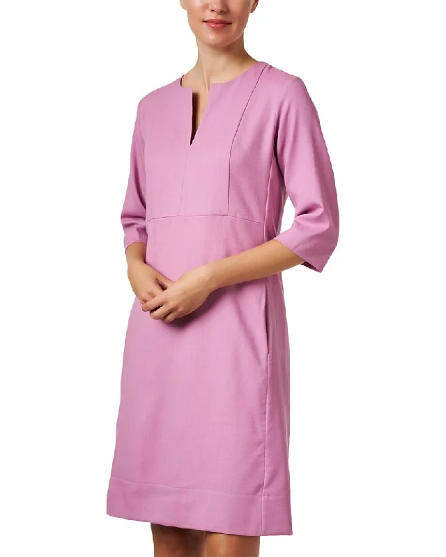 Take Advantage Rosso35 Wool-Blend Shift Dress