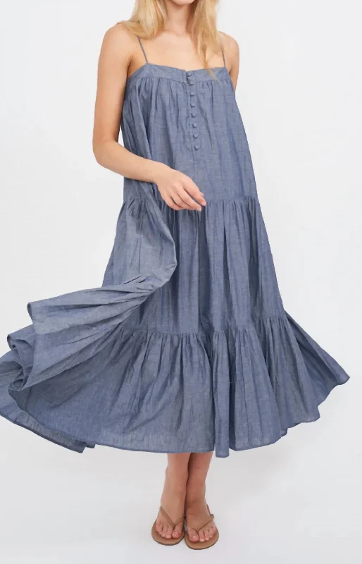 Customer Appreciation Sale Camille Dress In Blue