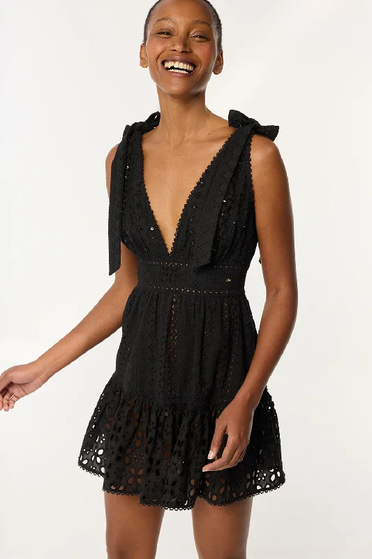 Act Now Mini Dress Cara - Black