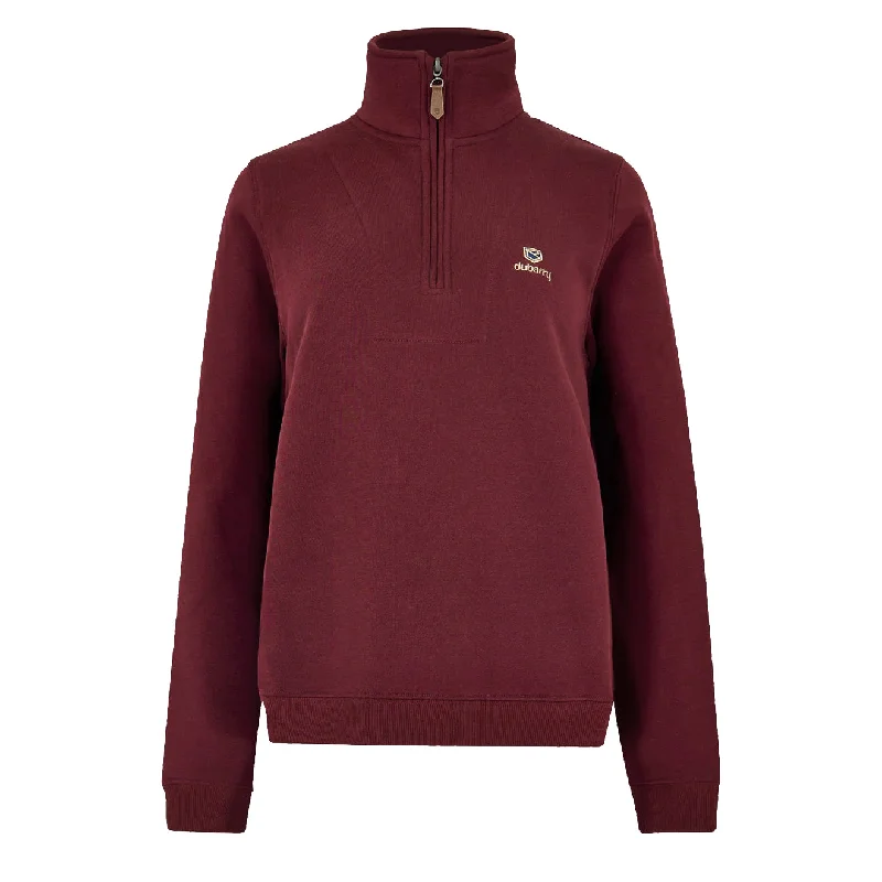 Grand Opening Sale Dubarry Womens Castlemartyr Quarter Zip Ox Blood