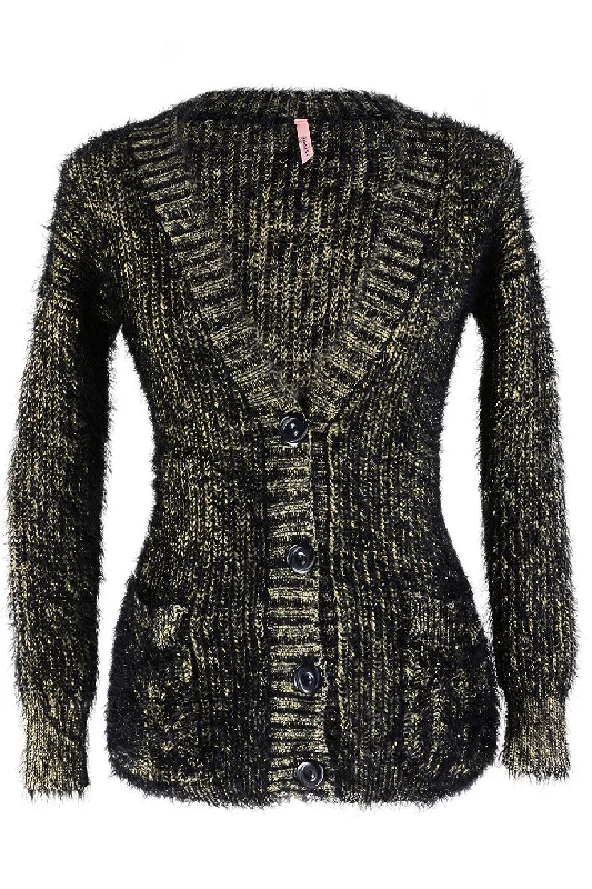 Seasonal Sale WENIE Metallic Green Cardigan