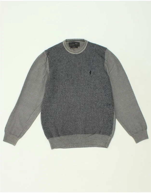 Hurry In MARLBORO CLASSICS Womens Slim Fit Crew Neck Jumper Sweater UK 18 XL Grey