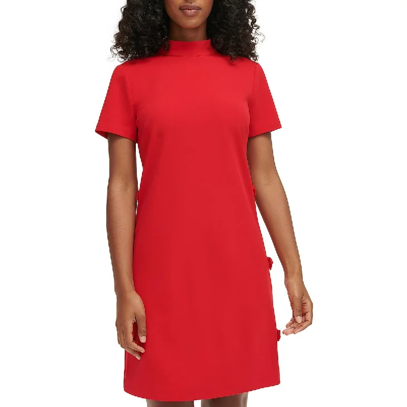 Lowest Price Womens Mock Neck Wear to work Shift Dress