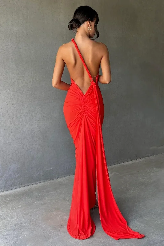 Fantastic Offers Constantina Gown - Tangerine