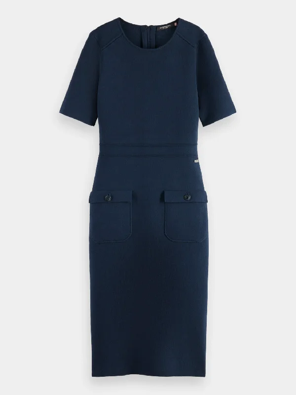 Unmissable Offer Fitted Milano knit dress