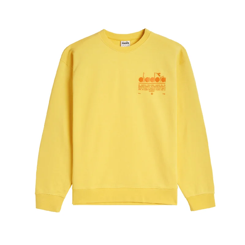 Overstock Sweatshirt Crew Manifesto - Yellow Lens