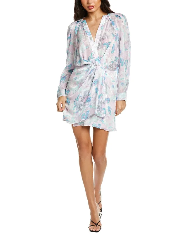 Amazing Deals IRO Odine Silk-Blend Mini Dress