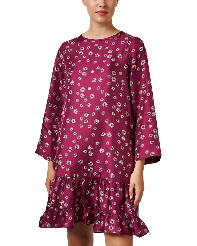 Price Drop Rosso35 Floral Cashmere Dress