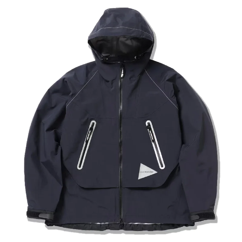Price Meltdown And Wander Womens Loose Fitting Rain Jacket Dark Navy
