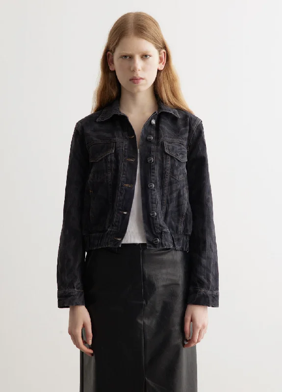 Limited Time Offer Lazer Denim Bomber Jacket