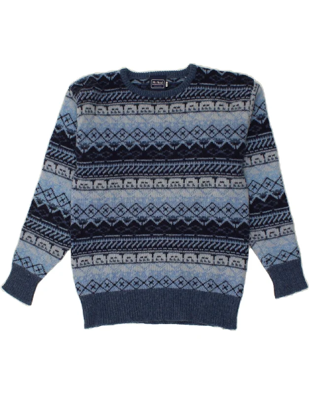 Must-Have Deals MCNEAL Womens Boat Neck Jumper Sweater IT 50 XL Navy Blue Fair Isle