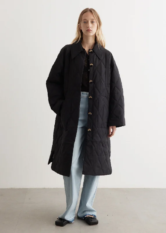 Exclusive Online Offer Quilt Raglan Midi Coat
