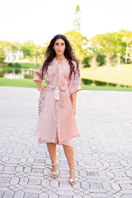 Extra Discounts Keiko Dress - Peach Print