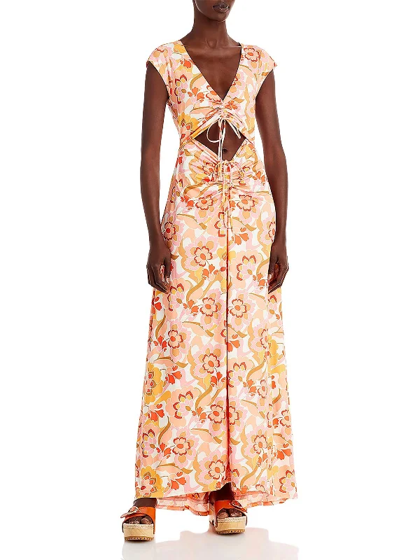 Limited Time Offer Womens Cut-Out Long Maxi Dress
