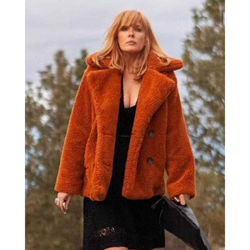 Today's Special Yellowstone Beth Dutton Fur Coat