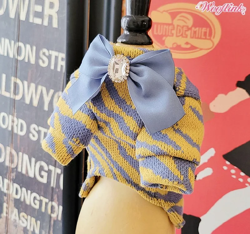 Doorbuster Deal Wooflink Go Wild Sweater in Mustard