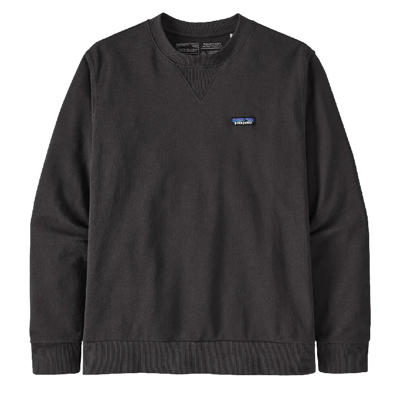 Factory Direct Sale Patagonia Regenerative Organic Certified Cotton Crewneck Sweatshirt Ink Black