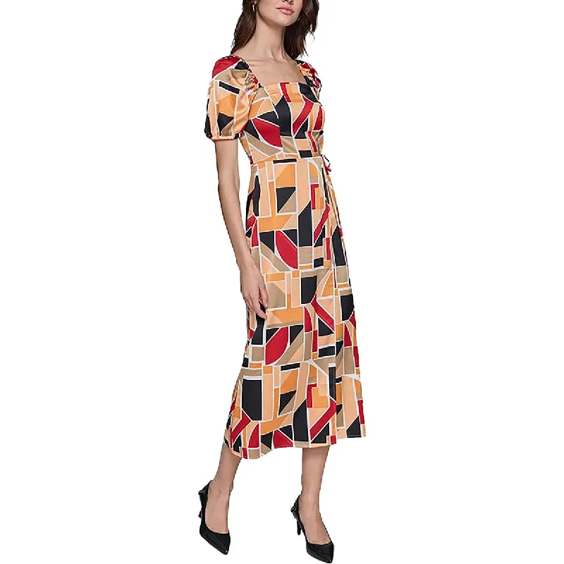 Instant Discount Womens Formal Midi Sheath Dress