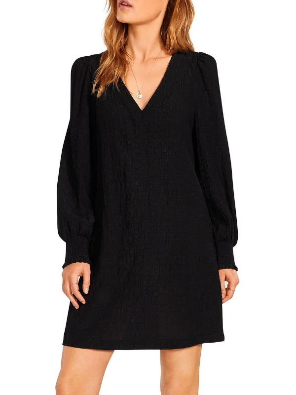 Special Price Ruston Womens Pull Over V Neck Mini Dress