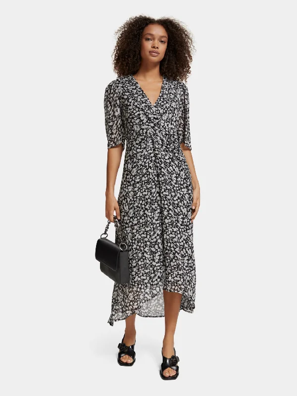 Special Price Midi dress with knot detail
