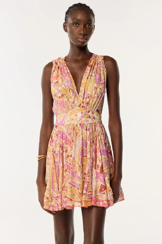 Epic Deals Mini Dress Bessie - Pink Mosaic