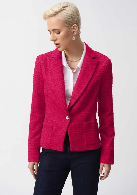 Time-Limited Offer Joseph Ribkoff Boucle Fitted Blazer, Pink