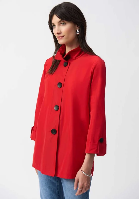 Deal Frenzy Joseph Ribkoff Memory Trapeze Jacket, Red