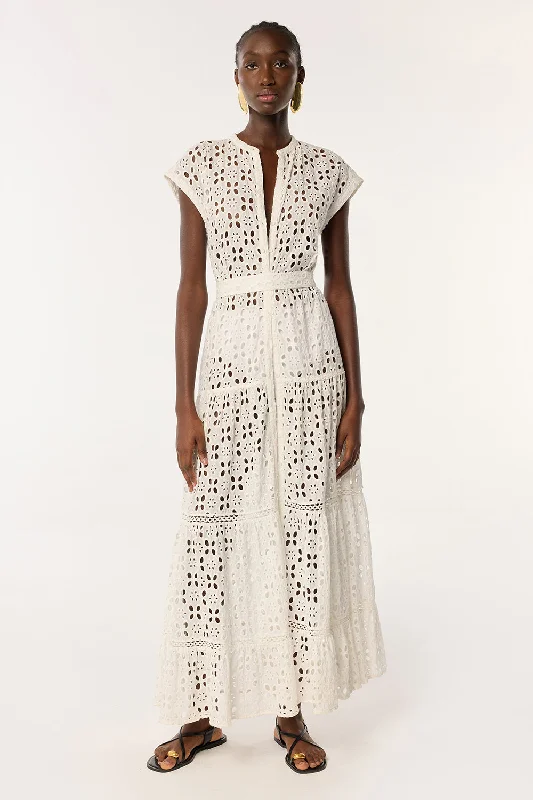 Deal Dash Long Dress Kora - Natural White