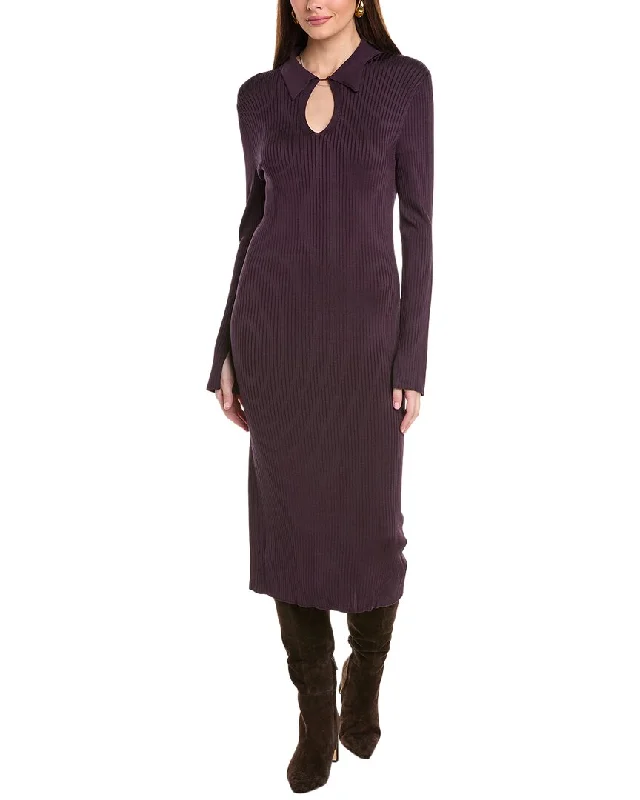 Seasonal Clearance Reiss Ronnie Collared Knitted Dress