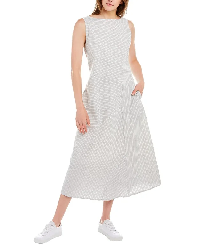 Super Deal HL Affair Striped Maxi Dress