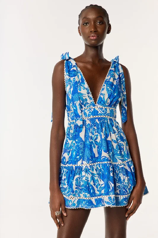 Clearance Sale Mini Dress Cara - Blue Jengel