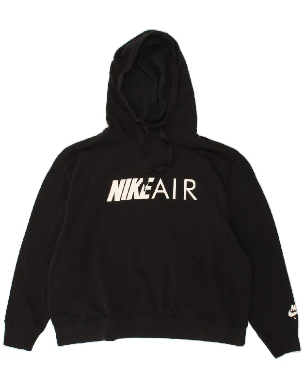 Savings Galore NIKE Womens Oversized Graphic Hoodie Jumper UK 14 Medium Black Cotton Savings Galore NIKE Womens Oversized Graphic Hoodie Jumper UK 14 Medium Black Cotton