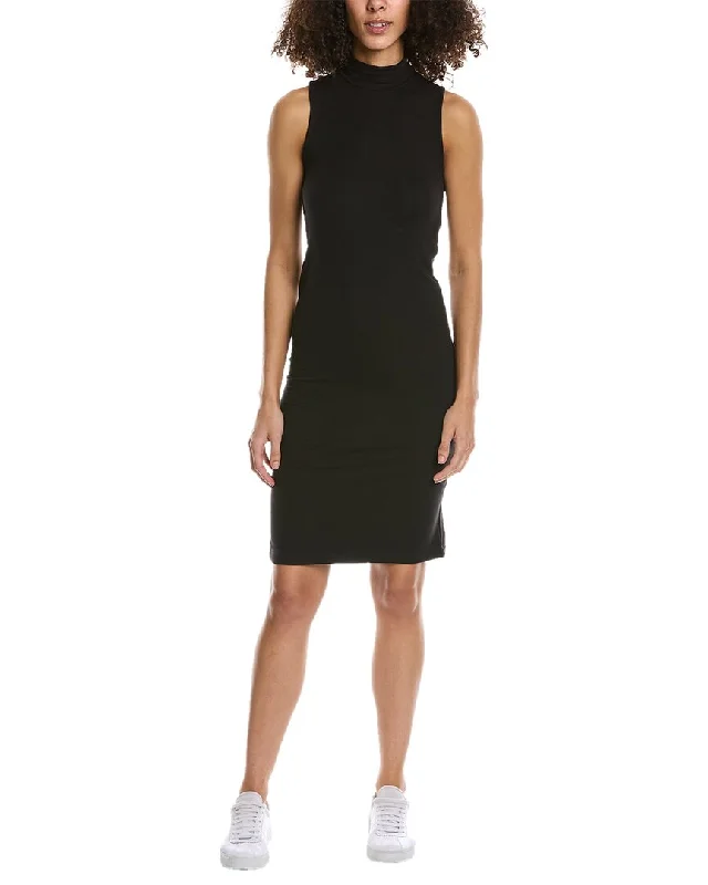 TIME-Limited Offer ATM Anthony Thomas Melillo Mock Neck Midi Dress