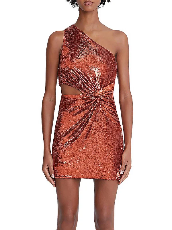 Limited Stock Womens Sequined Mini Cocktail and Party Dress