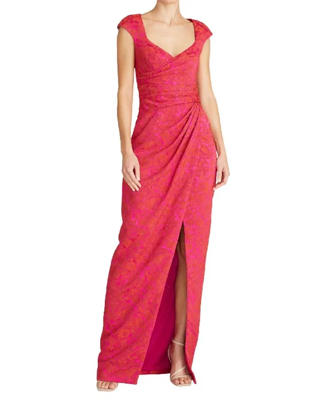 Flash Deals Column Maxi Dress In Petunia